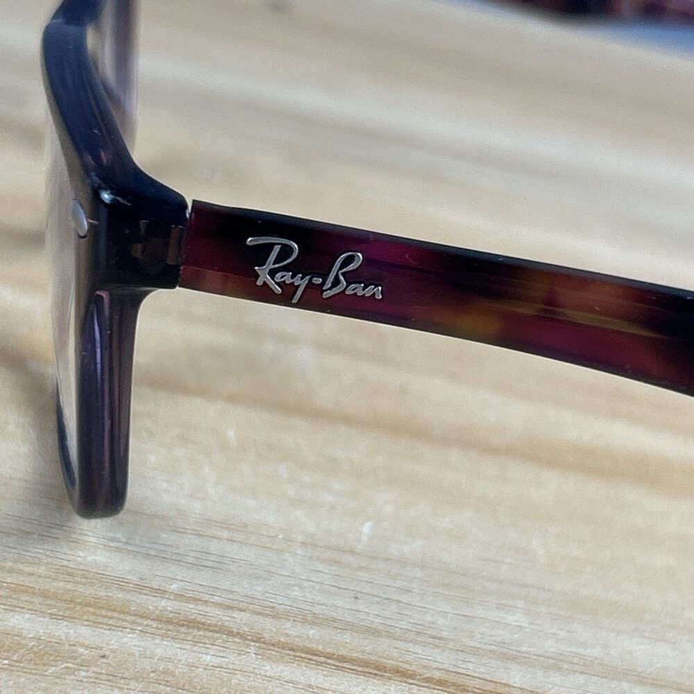 Ray Ban Eyeglasses RB 5228 5628 Lilac Floral Size 53-17-140 Frames Only - Picture 5 of 10
